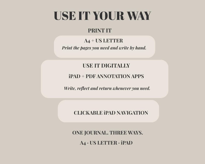ADHD Overthinking Journal | Brain Dump & Mental Reset Planner | ADHD Focus Journal | Digital Download image 10