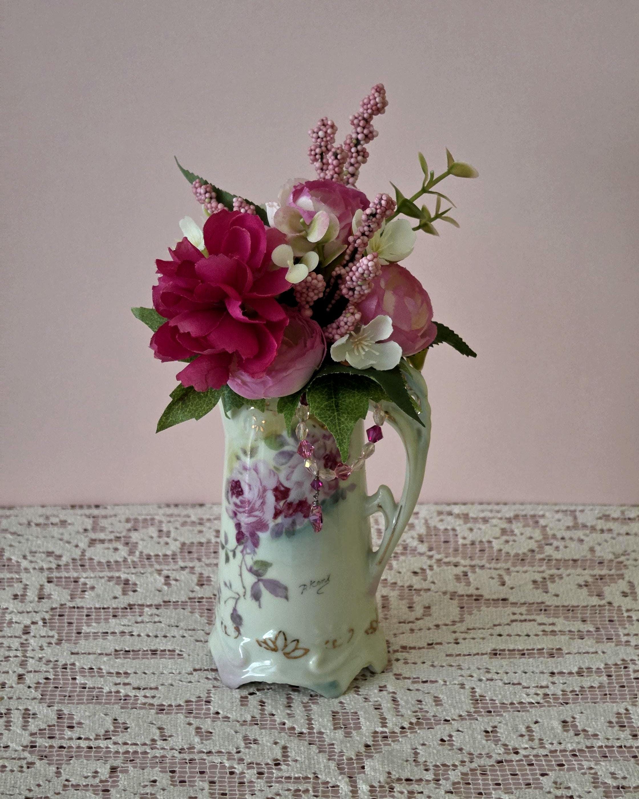 Swarovski Crystal Rose Vase - Etsy