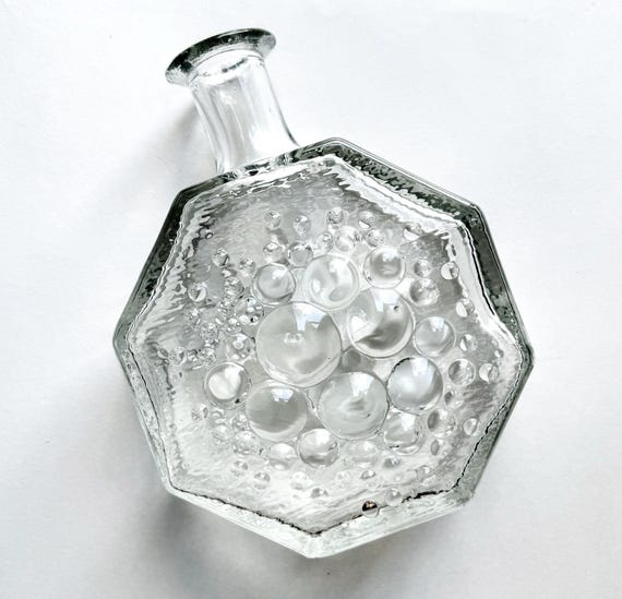Nanny Still フィンランド Vintage Nanny Still Stella Polaris Riihimäen Lasi Clear Glass Vase