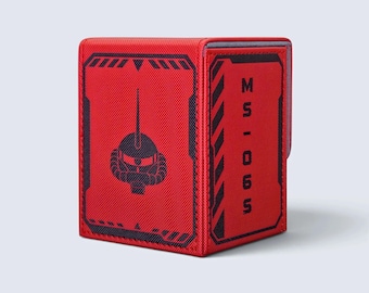 Red Comet Gundam Deck Box | Char's Zaku II | MS-06S | Gundam Card Storage