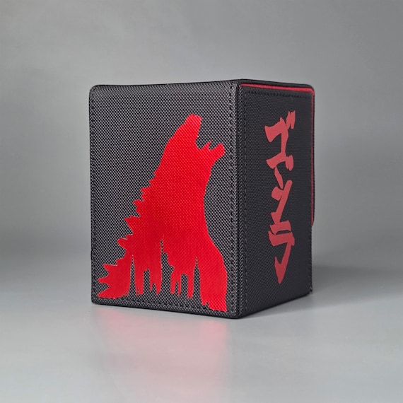 Godzilla Inspired TCG Deck Box | Kanji | Godzilla Card Storage - Etsy