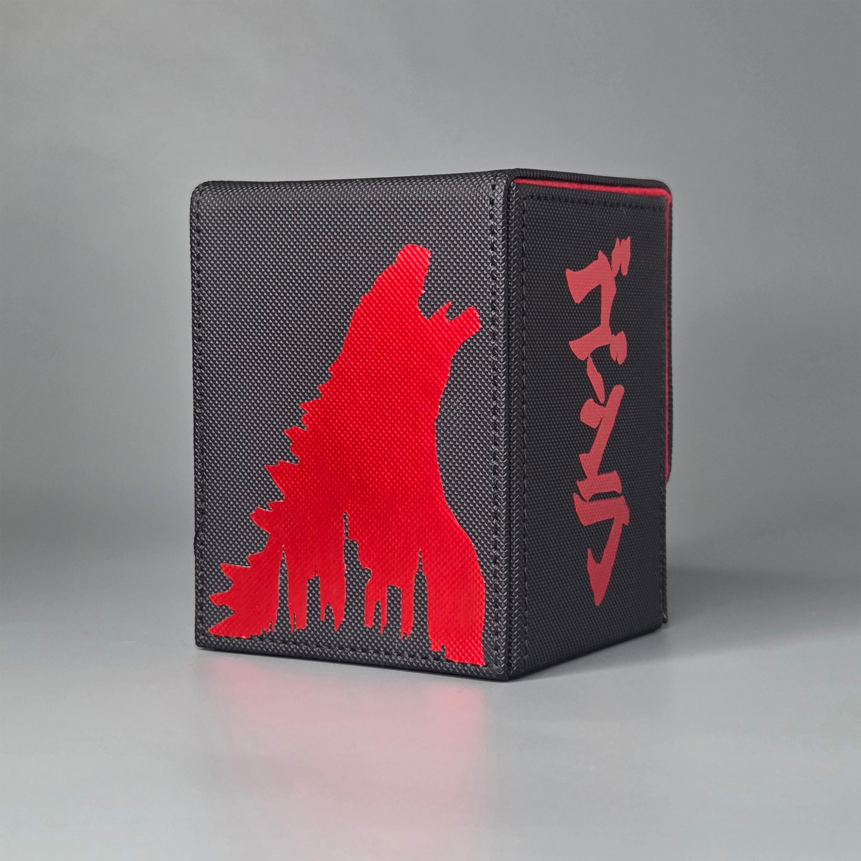 Godzilla Inspired TCG Deck Box | Kanji | Godzilla Card Storage - Etsy