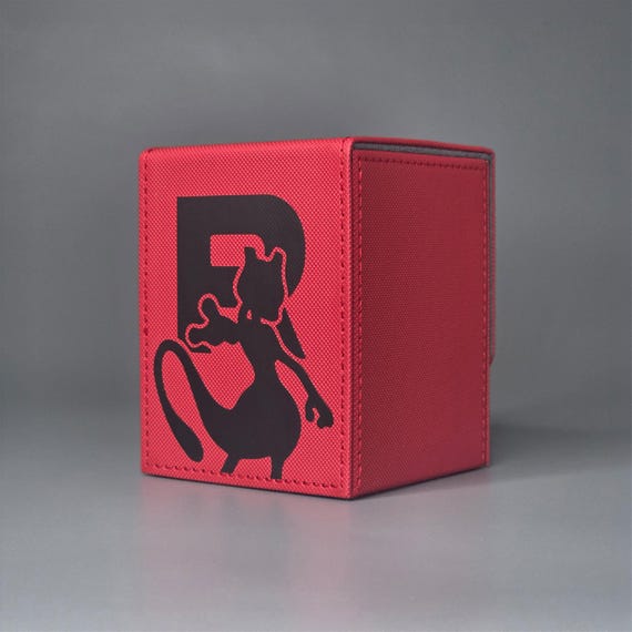 Team Rocket's Mewtwo inspired Deck Box for Pokémon TCG | Pokemon Card Storage