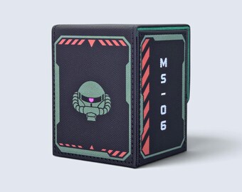 Mook | Zaku II Unit Deck Box | Zeon Frame | Gundam Trading Card Storage