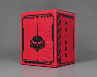 Red Comet Gundam Deck Box | Char's Zaku II | MS-06S | Gundam Card Storage