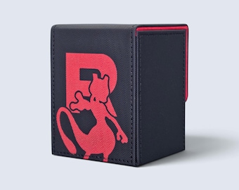 Mewtwo inspired Team Rocket Deck Box for Pokémon TCG | Pokemon Card Storage