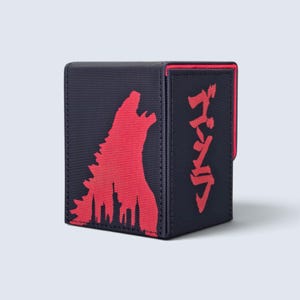 Godzilla inspiriert Tcg Deck Box | Kanji | Godzilla Kartenaufbewahrung