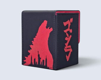 Godzilla Inspired TCG Deck Box | Kanji | Godzilla Card Storage