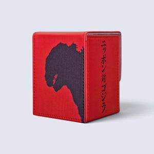 Shin Godzilla Poster inspirierte Tcg Deck Box | Kanji | Godzilla Kartenaufbewahrung