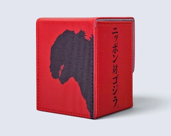 Shin Godzilla Poster inspired TCG Deck Box | Kanji | Godzilla Card Storage