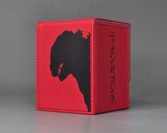 Shin Godzilla Poster inspired TCG Deck Box | Kanji | Godzilla Card Storage