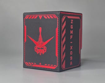 Justice Unit Gundam Deck Box | ZAFT | Gundam Trading Card Storage