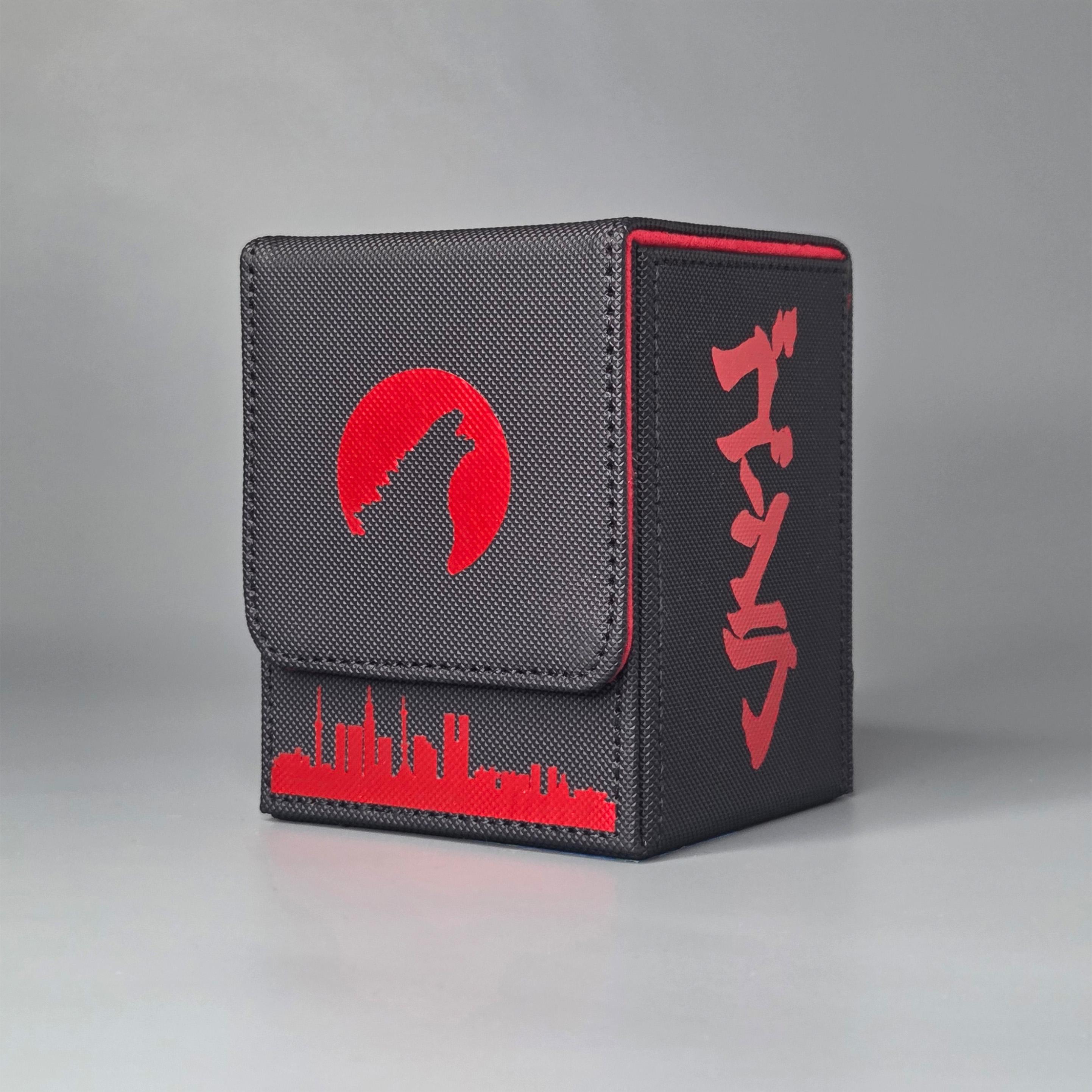 Godzilla Inspired TCG Deck Box | Kanji | Godzilla Card Storage - Etsy