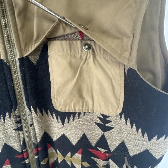 Pendleton Reversible Aztec Blanket Vest - Size Sm… - image 4