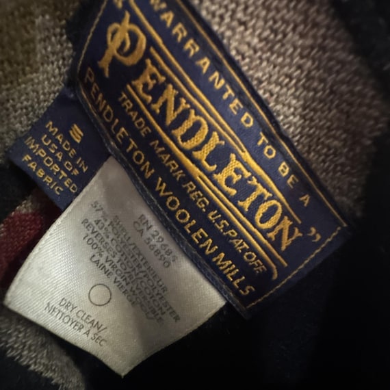 Pendleton Reversible Aztec Blanket Vest - Size Sm… - image 5