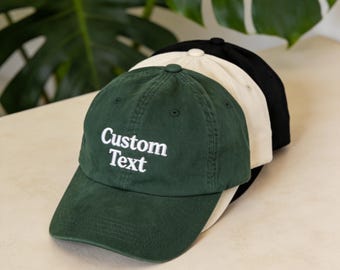 Personalized Hat, Custom Embroidered Hat,Personalized Gift for Dad,Unisex Custom Cap, Mother’s Day Gift, Sorority Hat