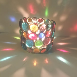 Stained Glass Candleholder Votive, Home Décor Home & Lighting