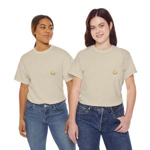 Tiny Rubber Duck T-Shirt | Minimal Chest Pocket Duck Illustration