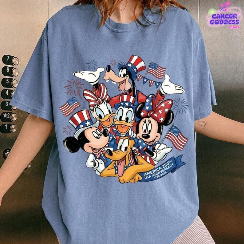 Mickey and Friends 4th July 2026 Shirt, Disney Independence Day Tee, Disneyland Family, Walt Disney World T-shirt image 3