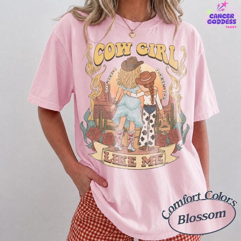 Comfort Colors CowGirl Like Me Shirt, I Knew It I Knew You Tee, Vintage Western Music Fan Gift, Toy Story Shirt 2026 image 3