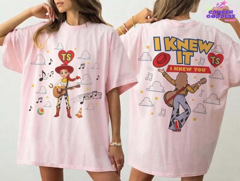 Retro 2 Sided I Knew It I Knew You Comfort Colors Shirt, Tshirt for Fan, Toy Story 5 Movie 2026, Toy Story Song Inspired Tshirt image 5