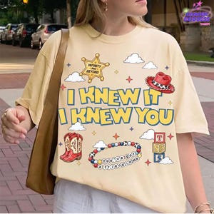 Retro Toy Story 5 Shirt, I Knew It I Knew You Western Cowgirl Boots Friendship Bracelet Shirt, Toy Story Shirt 2026 image 1