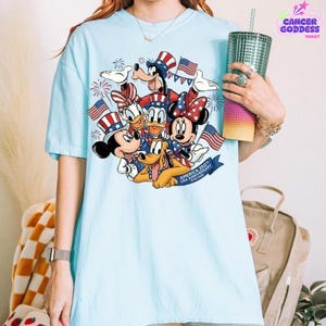 Mickey and Friends 4th July 2026 Shirt, Disney Independence Day Tee, Disneyland Family, Walt Disney World T-shirt image 4