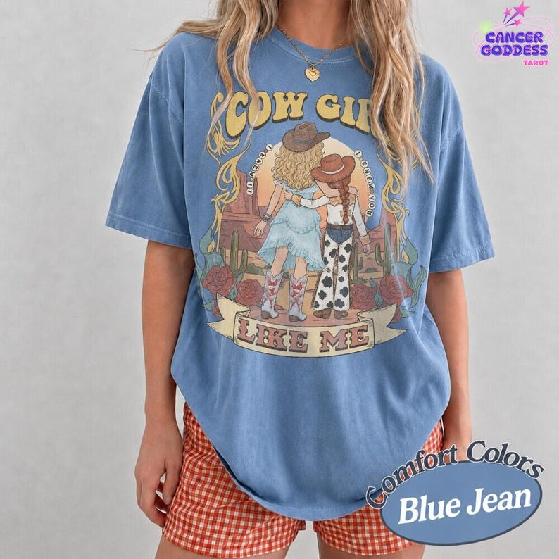 Comfort Colors CowGirl Like Me Shirt, I Knew It I Knew You Tee, Vintage Western Music Fan Gift, Toy Story Shirt 2026 image 5
