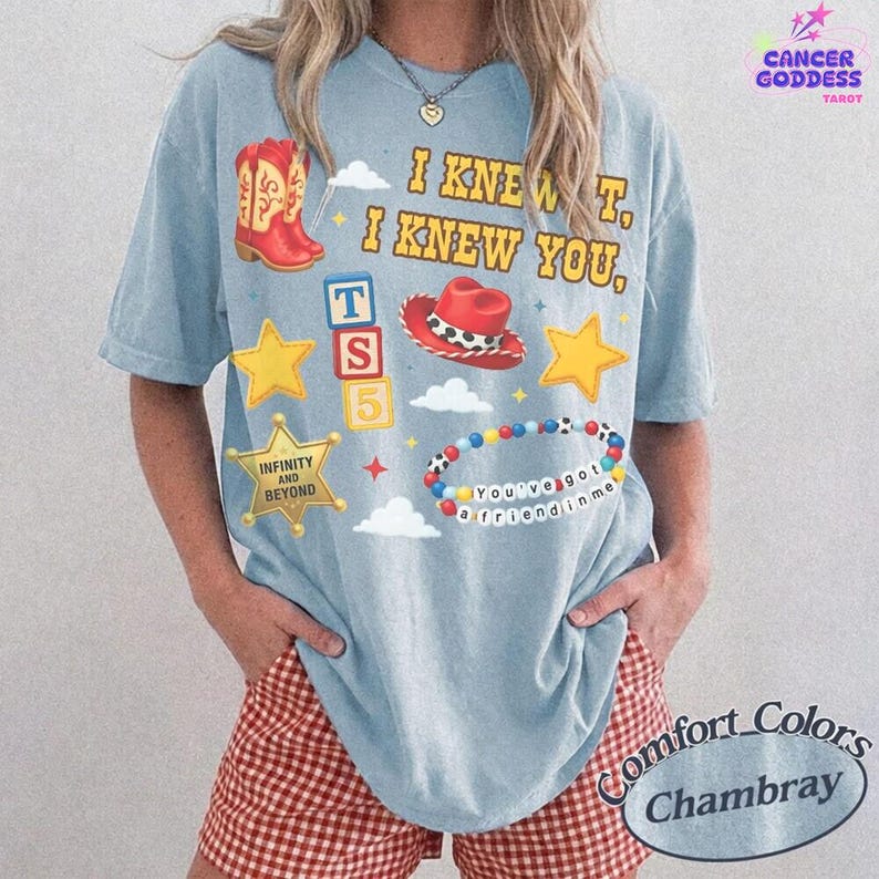 Camiseta vintage "Lo sabía, te conocía" de Comfort Colors, camiseta de amistad de Toy Story 5, Jessie Cowgirl, camiseta de botas de vaquera, Western Coquette imagen 3