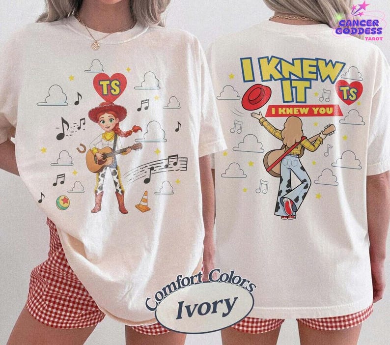 Retro 2 Sided I Knew It I Knew You Comfort Colors Shirt, Tshirt for Fan, Toy Story 5 Movie 2026, Toy Story Song Inspired Tshirt image 2