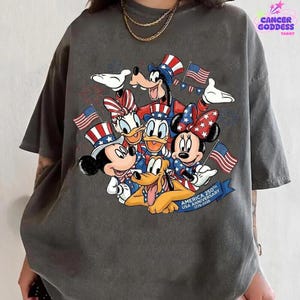 Mickey and Friends 4th July 2026 Shirt, Disney Independence Day Tee, Disneyland Family, Walt Disney World T-shirt image 6