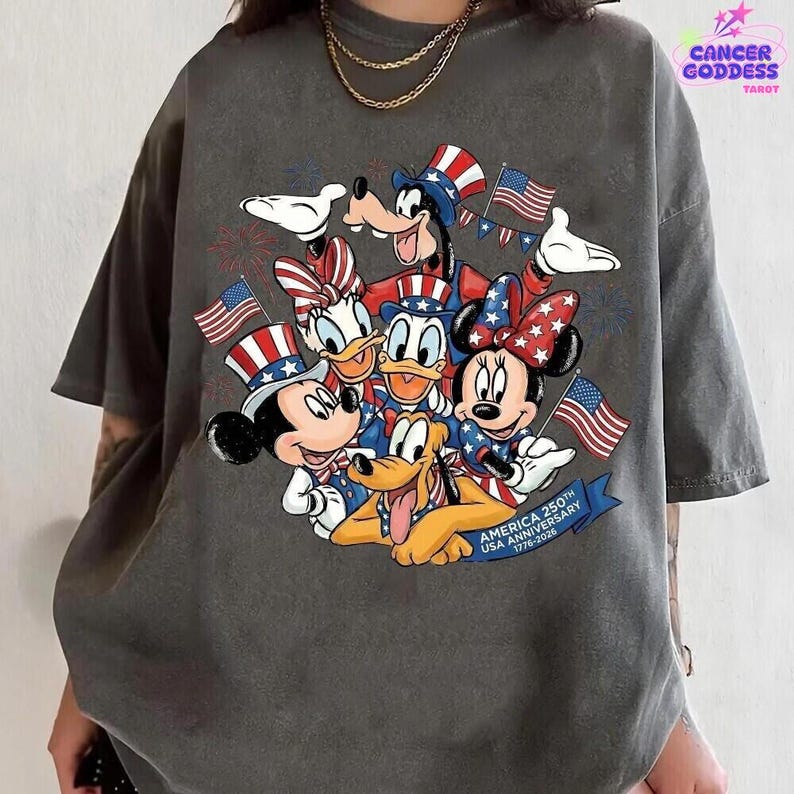 Mickey and Friends 4th July 2026 Shirt, Disney Independence Day Tee, Disneyland Family, Walt Disney World T-shirt image 6