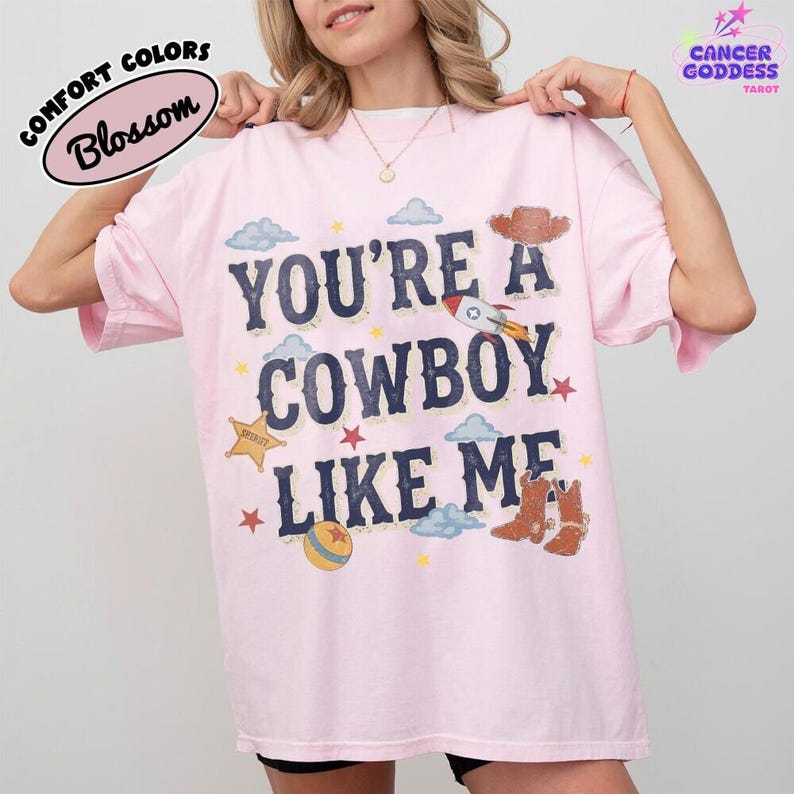 Vintage Tay Story Shirt, You're A Cowboy Like Me Shirt, Toy Story 5 Shirt, WDW Disneyland Family Vacation Trip Tee, Pixar Fest Shirt image 3