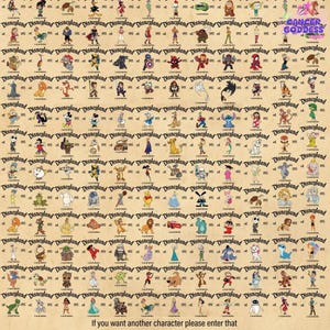 Retro Disney Full Characters Shirt, Disneyland Trip Shirt, Disneyland Group Shirts, Disneyland Family Shirts, Mickey and Friends Shirt image 6