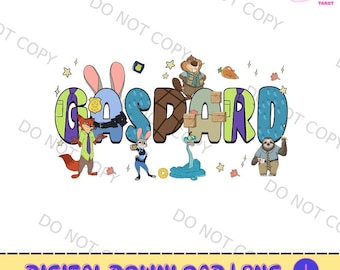 Custom Disneyland Zootopia 2 Characters PNG Download, Judy Nick Gary DeSnake Png, Disneyland Family Trip, Zootopia 2 Birthday Digital File
