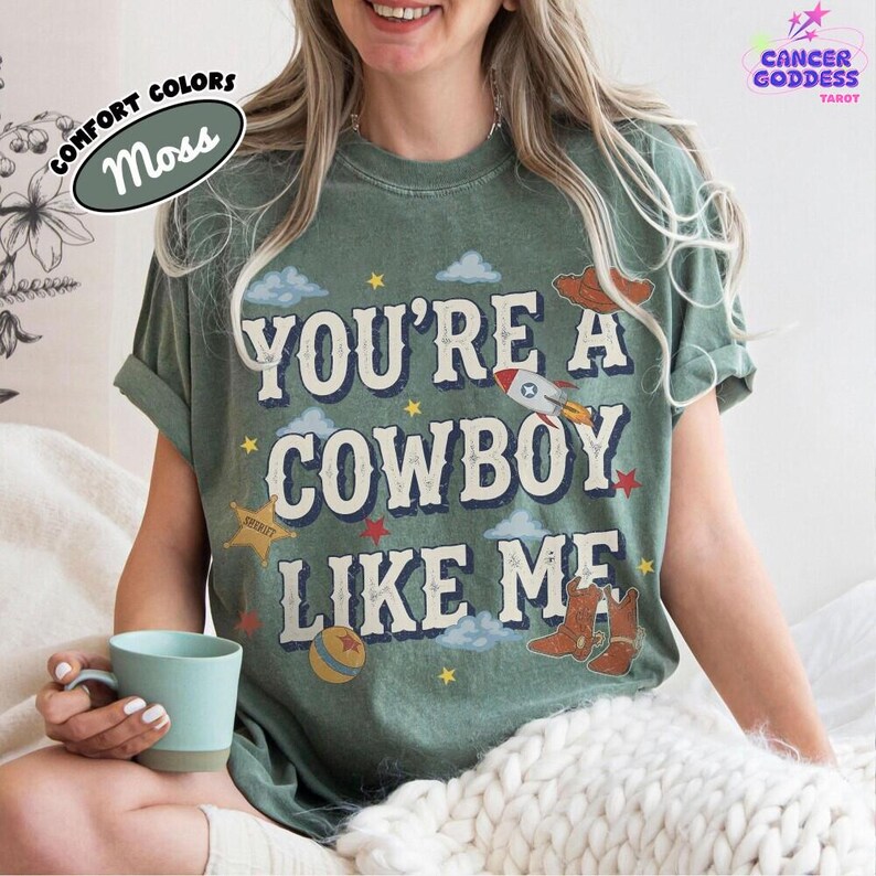 Vintage Tay Story Shirt, You're A Cowboy Like Me Shirt, Toy Story 5 Shirt, WDW Disneyland Family Vacation Trip Tee, Pixar Fest Shirt image 5