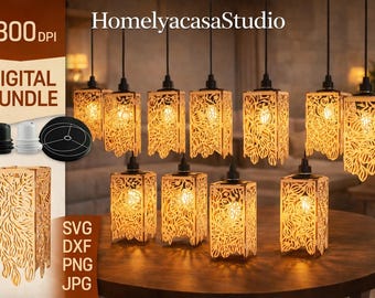 Decorative Laser Cut Lights Bundle