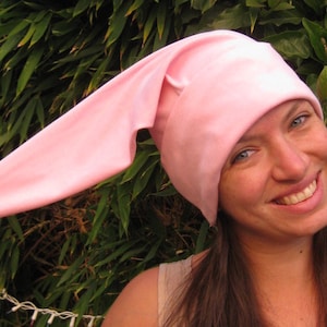 COTTON SLEEPING CAP Pink Adult and Child sizes