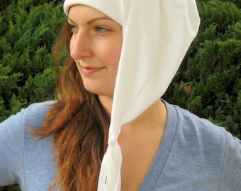 SCROOGE COTTON STOCKING Night Cap White Adult and Child Size