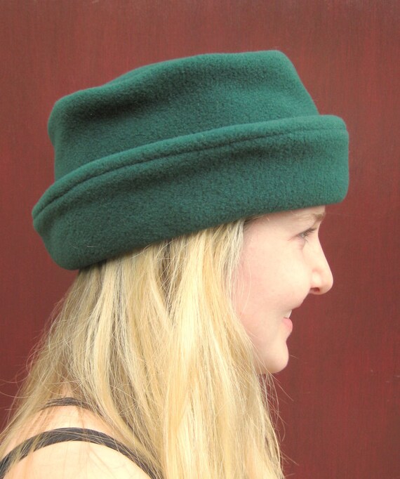 FLEECE BUCKET HAT Dark Forest Green Adult Sizes - Etsy