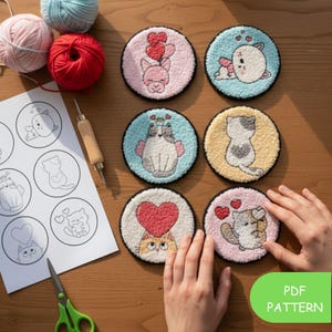 Love Punch-naaldpatronen – 54 ontwerpen (digitale download van pdf- en png-formaat, A4 (digitale download)) – megabundel