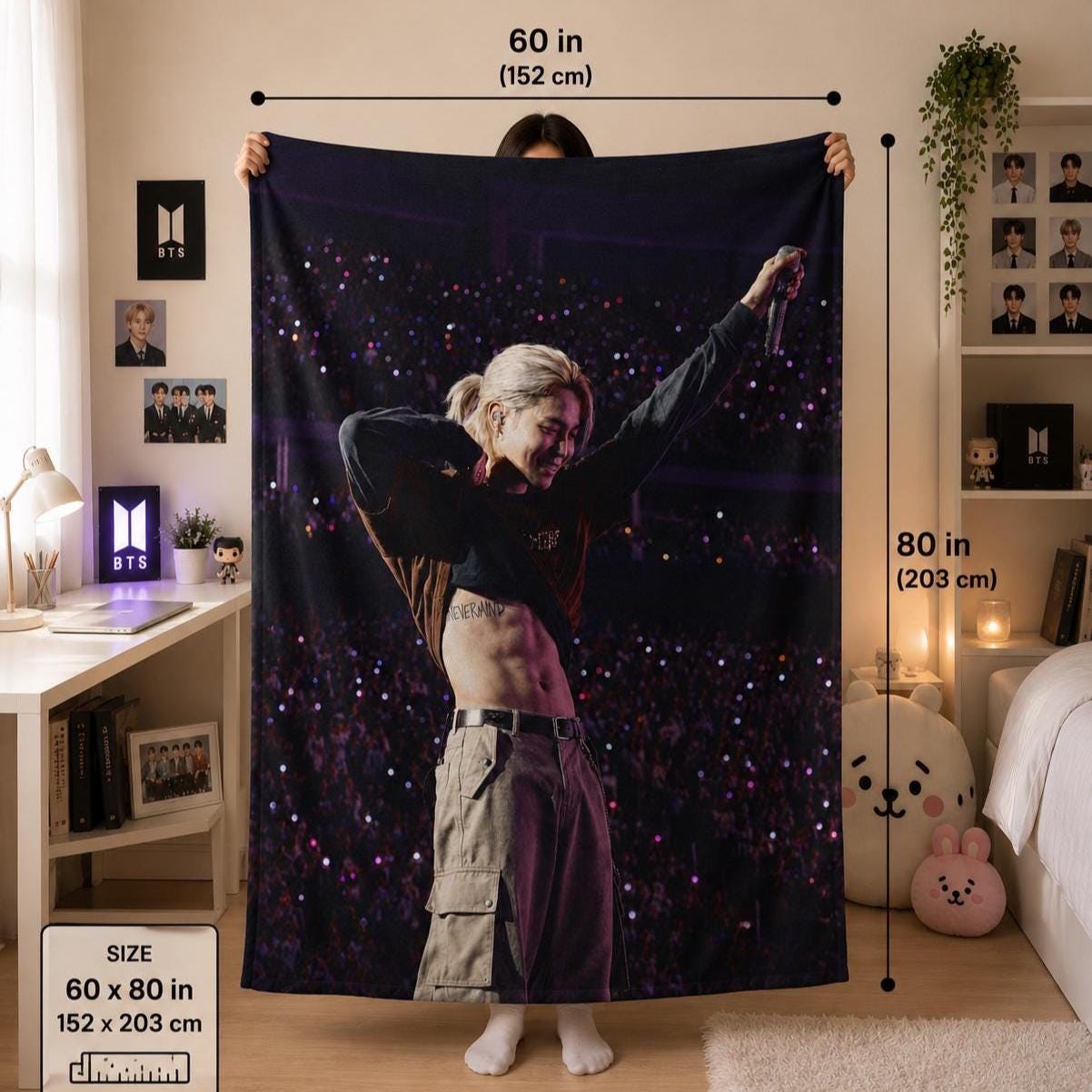 Jimin Blanket - Etsy