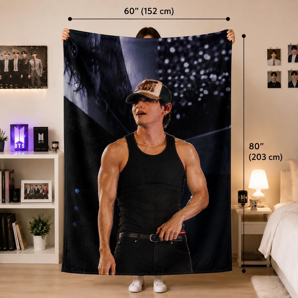 Kim Taehyung Blanket - Etsy