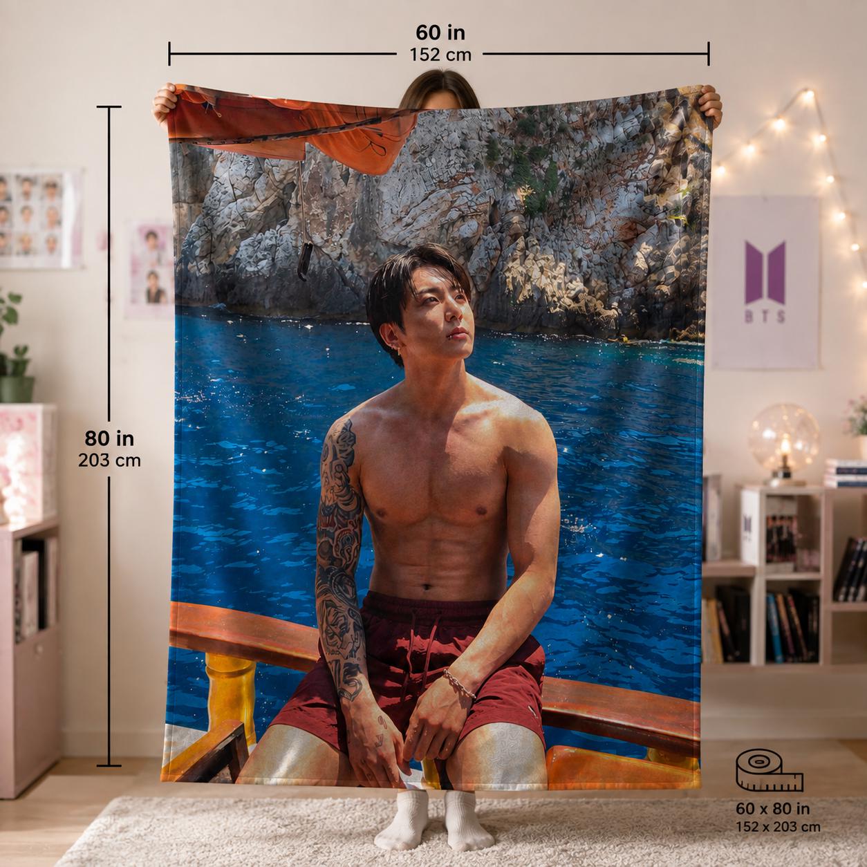 Jungkook Bts Blanket - Etsy