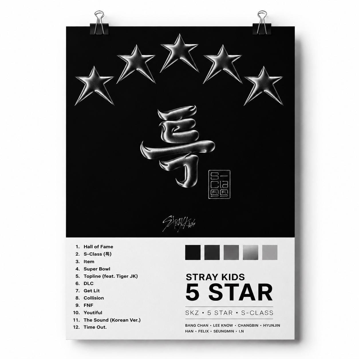 Stray Kids 5 Star Poster - Etsy