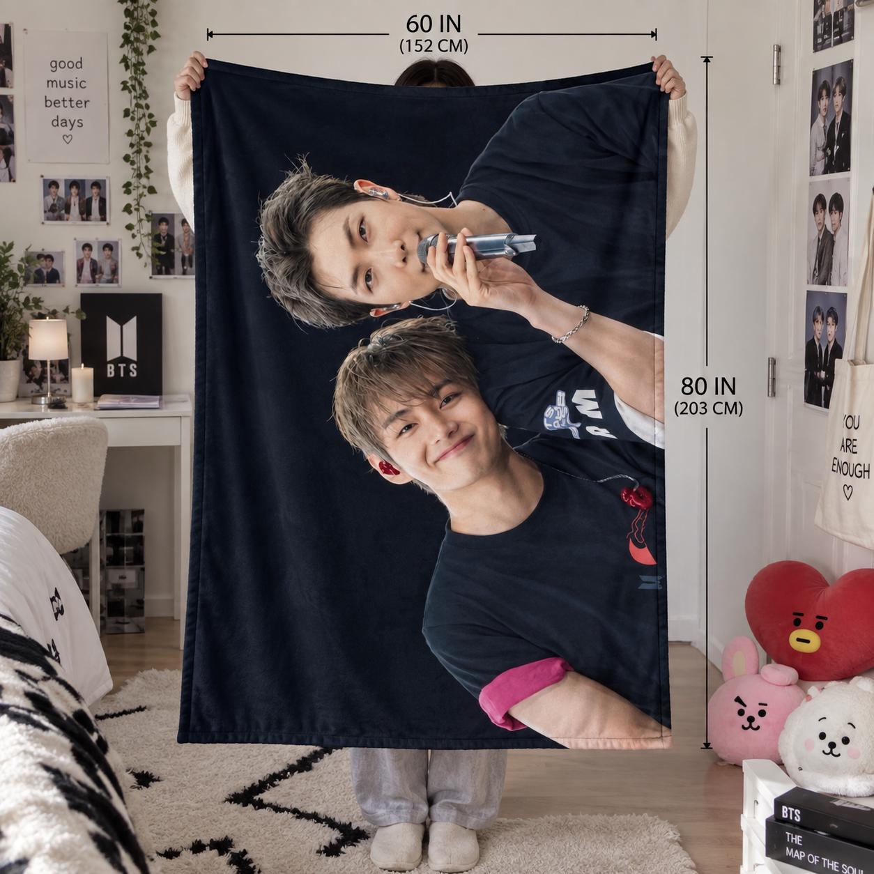 BTS RM 大判ブランケット ナムジュン Namjoon Blanket - Etsy