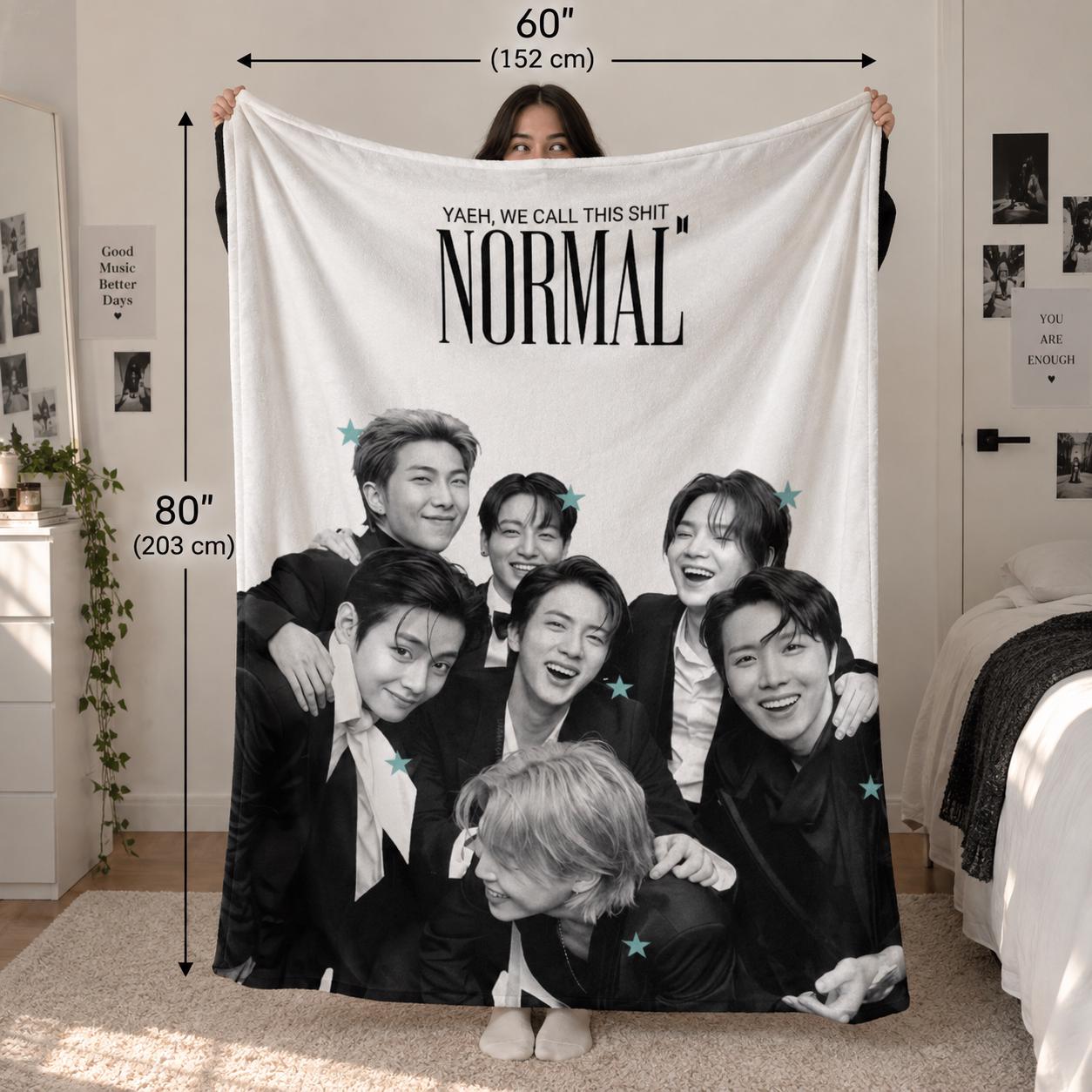 Bts Throw Blanket - Etsy