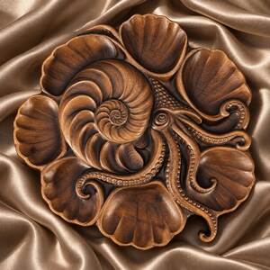 Nautilus Shell Tray - CNC Router, 3D Printer STL File - 3D Model