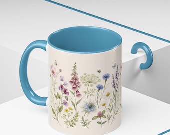 Wildflower Bouquet Mug | Accent Coffee Mug
