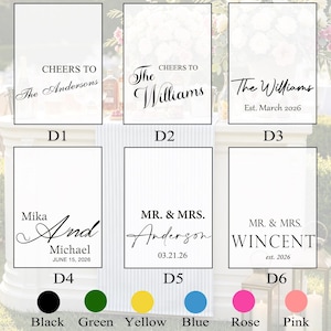 Personalized Linen Striped Bar or Event Sign,Custom Wedding Table Runner,Wedding, Birthday,Anniversary Sign,Custom Name Bar Wedding Sign image 11